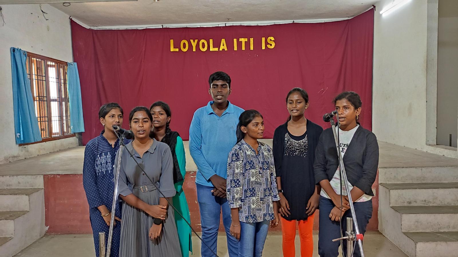 Graduates from skill development center